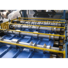 Wall and roof panel roll forming machine